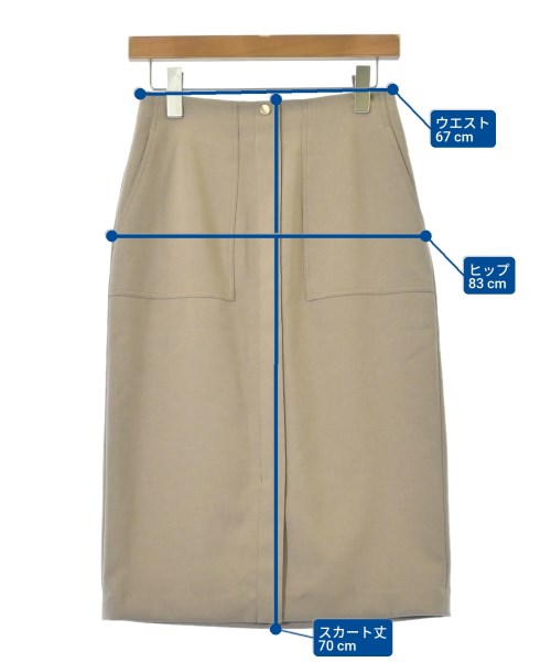 Nolley's Sophi（ノーリーズソフィー）ロング・マキシ丈スカート ベージュ サイズ:38(M位) レディース/2200604117069