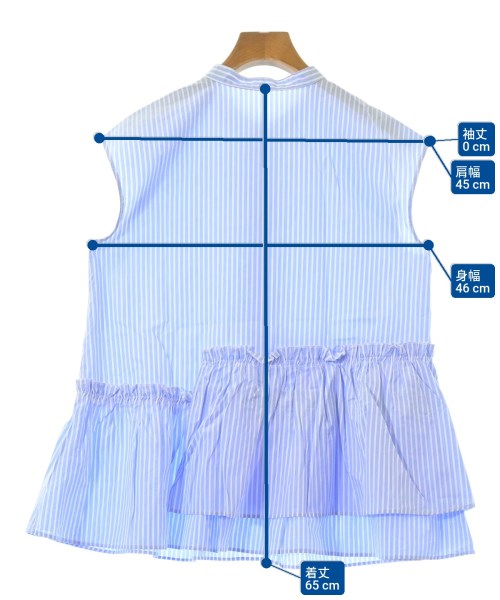 Nolley's Sophi（ノーリーズソフィー）ブラウス 青 サイズ:38(M位) レディース/2200616175101