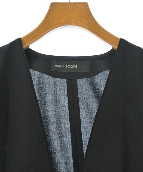 Nolley's Sophi（ノーリーズソフィー）ノーカラージャケット 黒 サイズ:36(S位) レディース/2200670098026