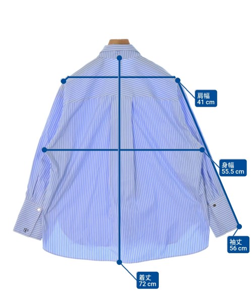 Nolley's Sophi（ノーリーズソフィー）カジュアルシャツ 青 サイズ:38(M位) レディース/2200672133077