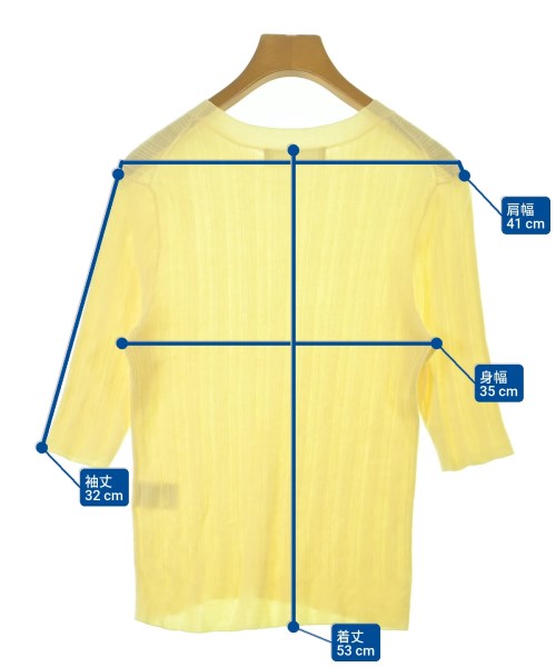 Nolley's Sophi（ノーリーズソフィー）ニット・セーター 黄 サイズ:38(M位) レディース/2200670382033