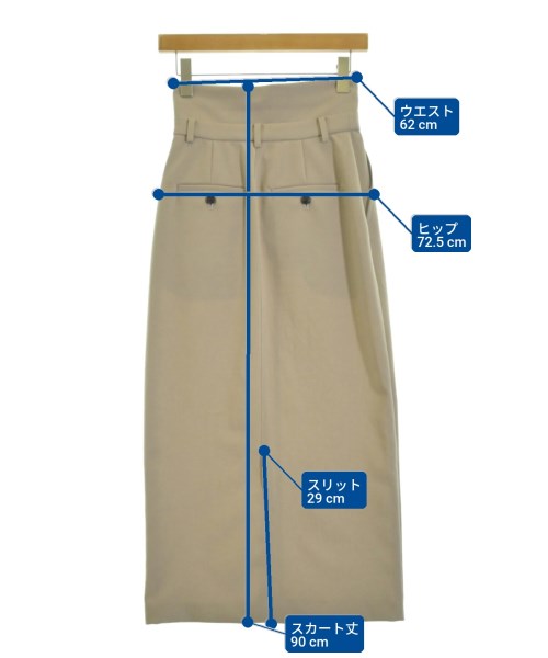 Nolley's Sophi（ノーリーズソフィー）ロング・マキシ丈スカート ベージュ サイズ:34(XS位) レディース/2200670871063