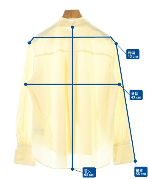 Nolley's Sophi（ノーリーズソフィー）カジュアルシャツ 黄 サイズ:38(M位) レディース/2200673547040