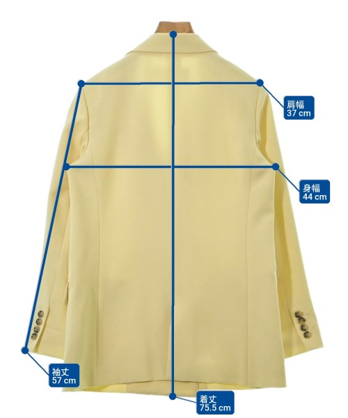 Nolley's Sophi（ノーリーズソフィー）テーラードジャケット 黄 サイズ:34(XS位) レディース/2200672930010