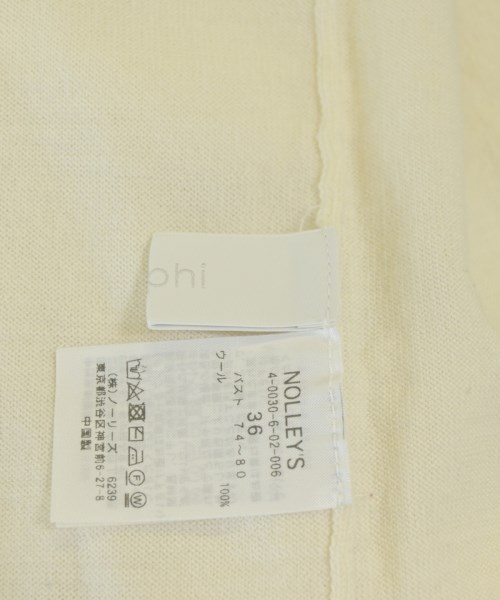 Nolley's Sophi（ノーリーズソフィー）ニット・セーター 白 サイズ:36(S位) レディース/2200672930027