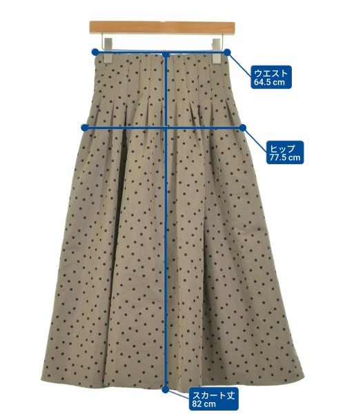 Nolley's Sophi（ノーリーズソフィー）ロング・マキシ丈スカート ベージュ サイズ:36(S位) レディース/2200672791048