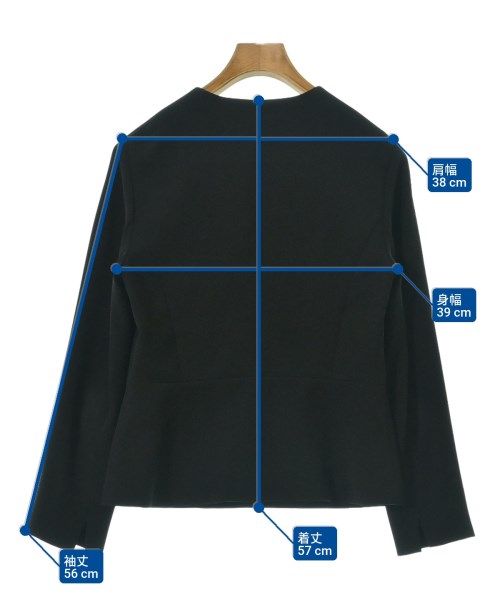 Nolley's Sophi（ノーリーズソフィー）ノーカラージャケット 黒 サイズ:38(M位) レディース/2200674493032