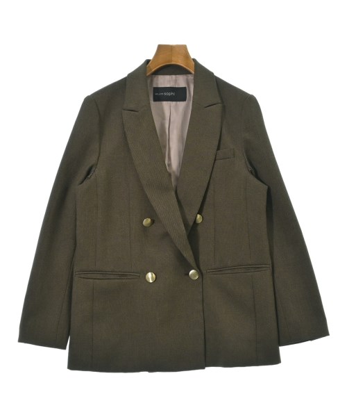 Nolley's Sophi(ノーリーズソフィー)カジュアルジャケット 茶 サイズ:38(M位)/2200674455016