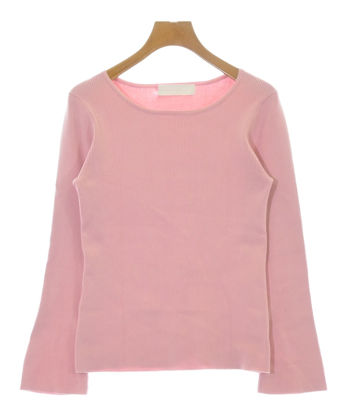 【未使用】フィフィ&ロメオ カシミヤ混　パールニットワンピ ピンクSS Nolley's Sophi（ノーリーズソフィー）ニット・セーター ピンク サイズ