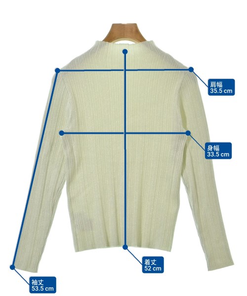 Nolley's Sophi（ノーリーズソフィー）ニット・セーター 白 サイズ:36(S位) レディース/2200658618031