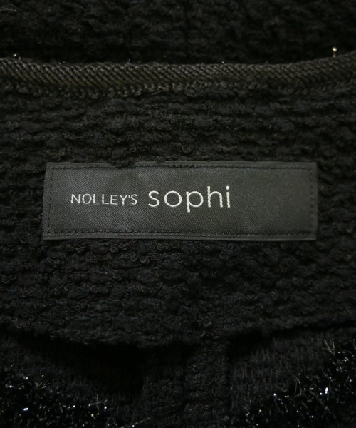 Nolley's Sophi（ノーリーズソフィー）ノーカラージャケット 黒 サイズ:36(S位) レディース/2200656128020