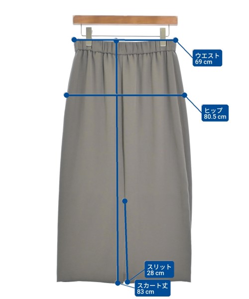 Nolley's Sophi（ノーリーズソフィー）ロング・マキシ丈スカート グレー サイズ:38(M位) レディース/2200659406088