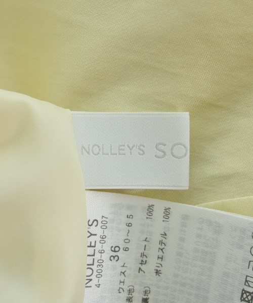 Nolley's Sophi（ノーリーズソフィー）ロング・マキシ丈スカート 黄 サイズ:36(S位) レディース/2200708643037