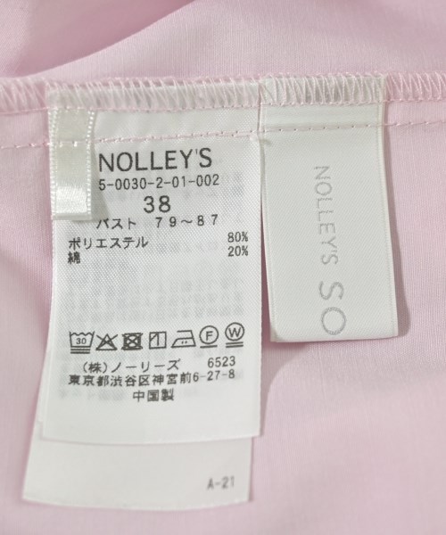 Nolley's Sophi（ノーリーズソフィー）ブラウス ピンク サイズ:38(M位) レディース/2200712500012