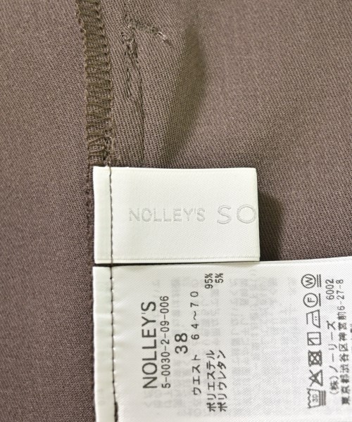 Nolley's Sophi（ノーリーズソフィー）スラックス 茶 サイズ:38(M位) レディース/2200712952071