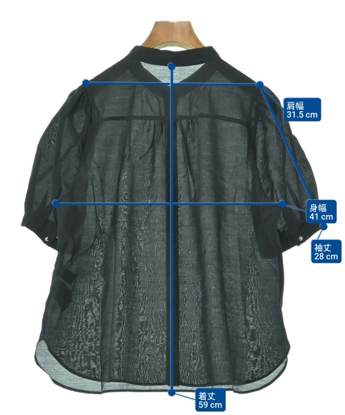 Nolley's Sophi（ノーリーズソフィー）ブラウス 黒 サイズ:36(S位) レディース/2200639398044