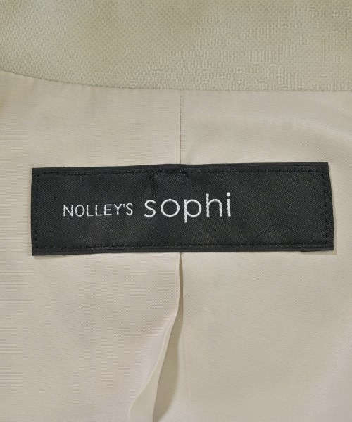 Nolley's Sophi（ノーリーズソフィー）カジュアルジャケット ベージュ サイズ:36(S位) レディース/2200640429027