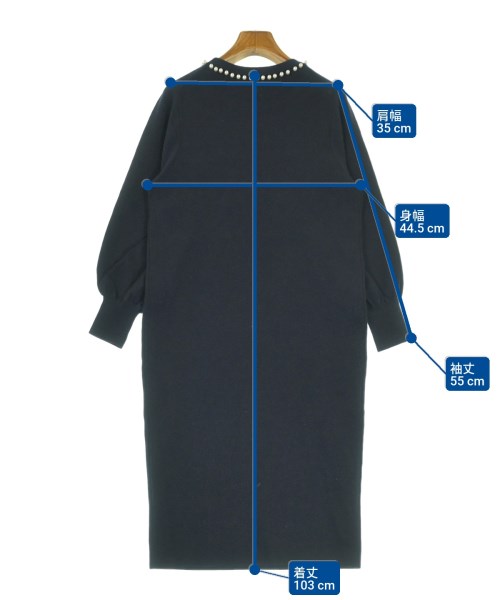 Nolley's Sophi（ノーリーズソフィー）ワンピース 紺 サイズ:38(M位) レディース/2200648201069