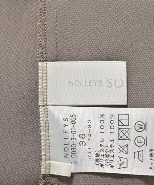 Nolley's Sophi（ノーリーズソフィー）ブラウス 茶 サイズ:36(S位) レディース/2200703282088