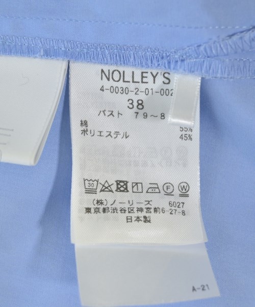 Nolley's Sophi（ノーリーズソフィー）ブラウス 青 サイズ:38(M位) レディース/2200704788046
