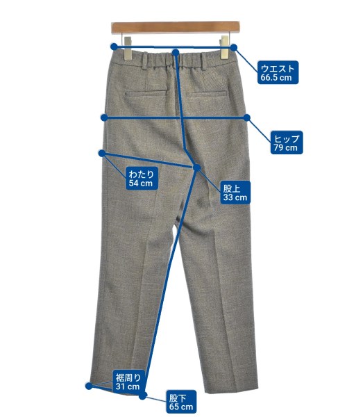 Nolley's Sophi（ノーリーズソフィー）スラックス 茶 サイズ:38(M位) レディース/2200664708016