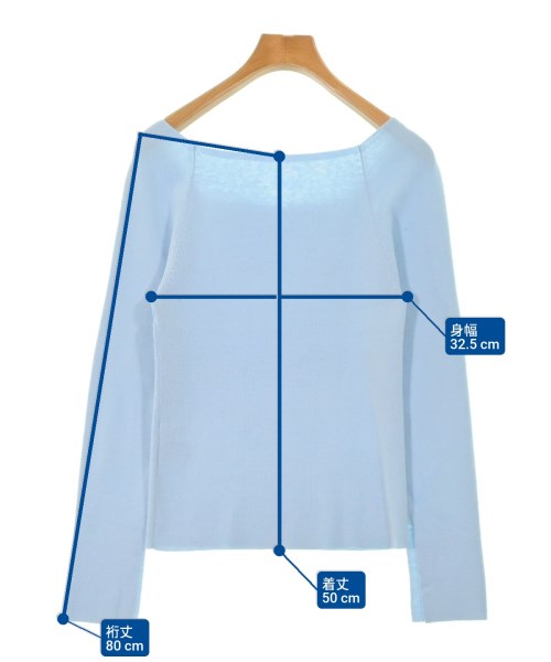 Nolley's Sophi（ノーリーズソフィー）ニット・セーター 青 サイズ:38(M位) レディース/2200669445077