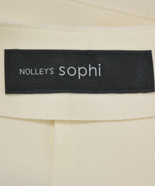 Nolley's Sophi（ノーリーズソフィー）ノーカラージャケット 白 サイズ:36(S位) レディース/2200681017023