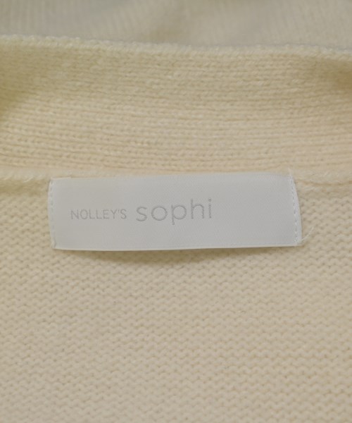 Nolley's Sophi（ノーリーズソフィー）カーディガン 白 サイズ:38(M位) レディース/2200682413121