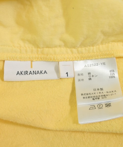 AKIRA NAKA（アキラナカ）ベスト 黄 サイズ:1(S位) レディース/2200634930027