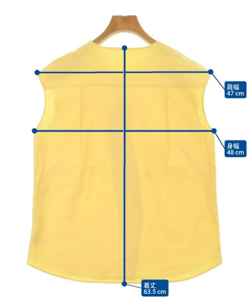 AKIRA NAKA（アキラナカ）ベスト 黄 サイズ:1(S位) レディース/2200634930027