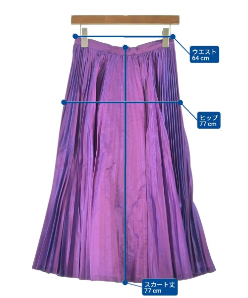AKIRA NAKA（アキラナカ）ロング・マキシ丈スカート 紫 サイズ:38(M位) レディース/2200633258047
