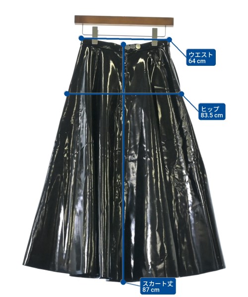 AKIRA NAKA（アキラナカ）ロング・マキシ丈スカート 黒 サイズ:38(M位) レディース/2200633258054