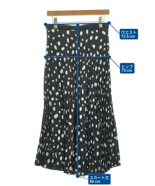 AKIRA NAKA（アキラナカ）ロング・マキシ丈スカート 黒 サイズ:3(L位) レディース/2200643841215