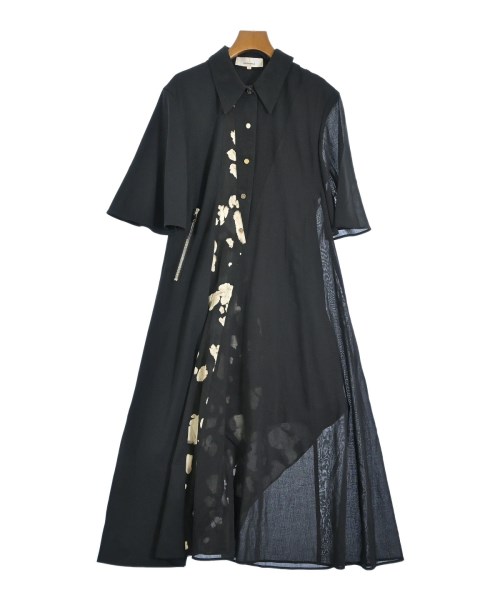AKIRA NAKA(アキラナカ)シャツワンピース 黒 サイズ:2(M位)/2200635014030
