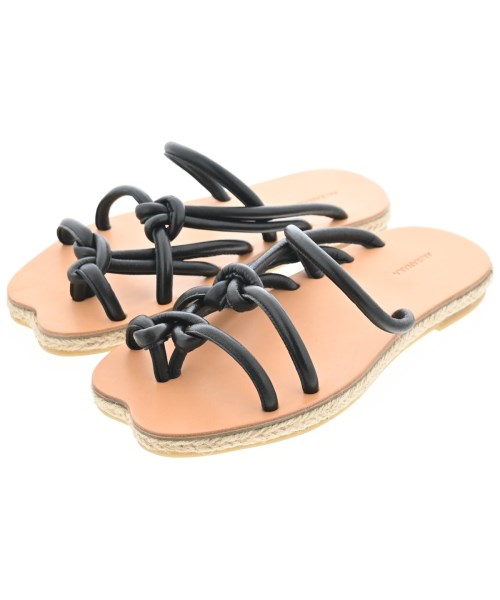 AKIRA NAKA(アキラナカ)サンダル 黒 サイズ:EU38(24.5cm位)/2200644574167