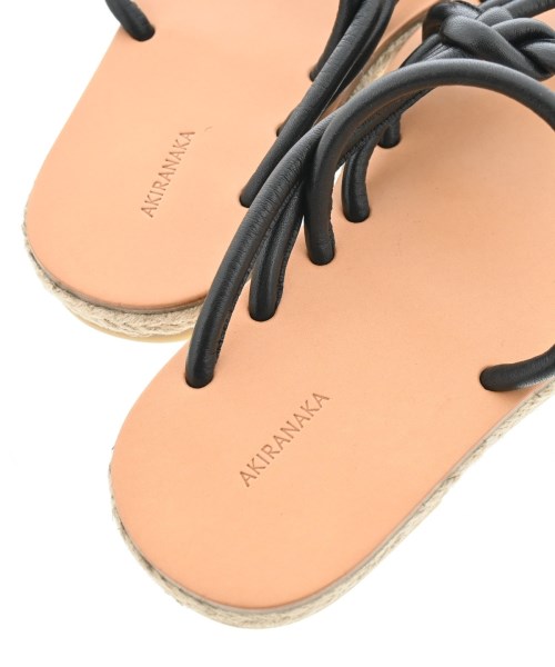 AKIRA NAKA（アキラナカ）サンダル 黒 サイズ:EU38(24.5cm位) レディース/2200644574167