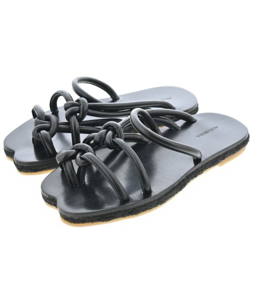 AKIRA NAKA(アキラナカ)サンダル 黒 サイズ:EU37(23.5cm位)/2200644574273