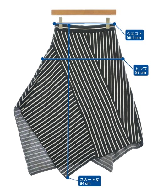 AKIRA NAKA（アキラナカ）ロング・マキシ丈スカート 黒 サイズ:3(L位) レディース/2200613858083