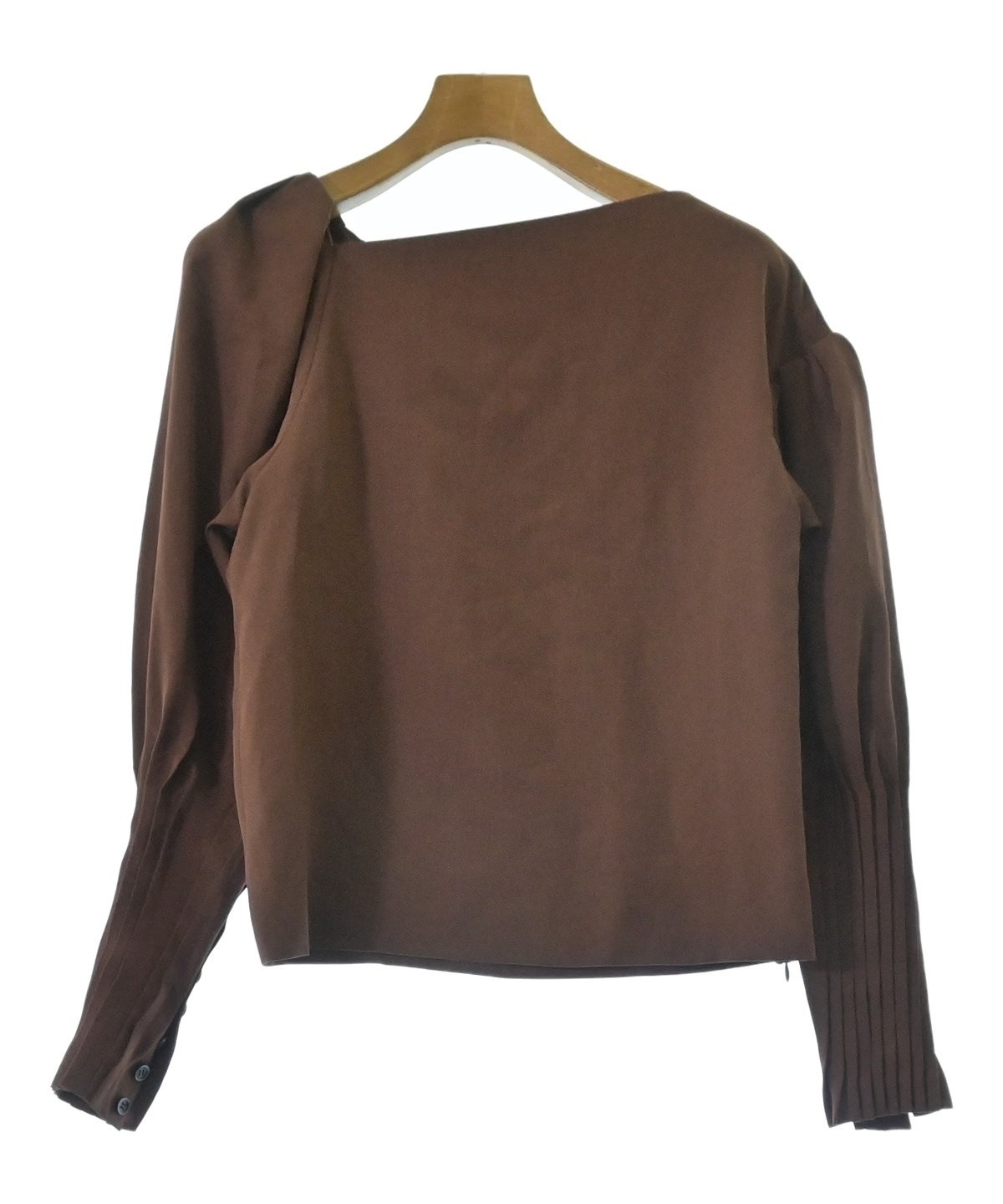 AKIRA NAKA（アキラナカ）ブラウス 茶 サイズ:2(M位) レディース