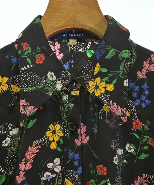 AKIRA NAKA（アキラナカ）シャツワンピース 黒 サイズ:1(S位) レディース/2200615424149