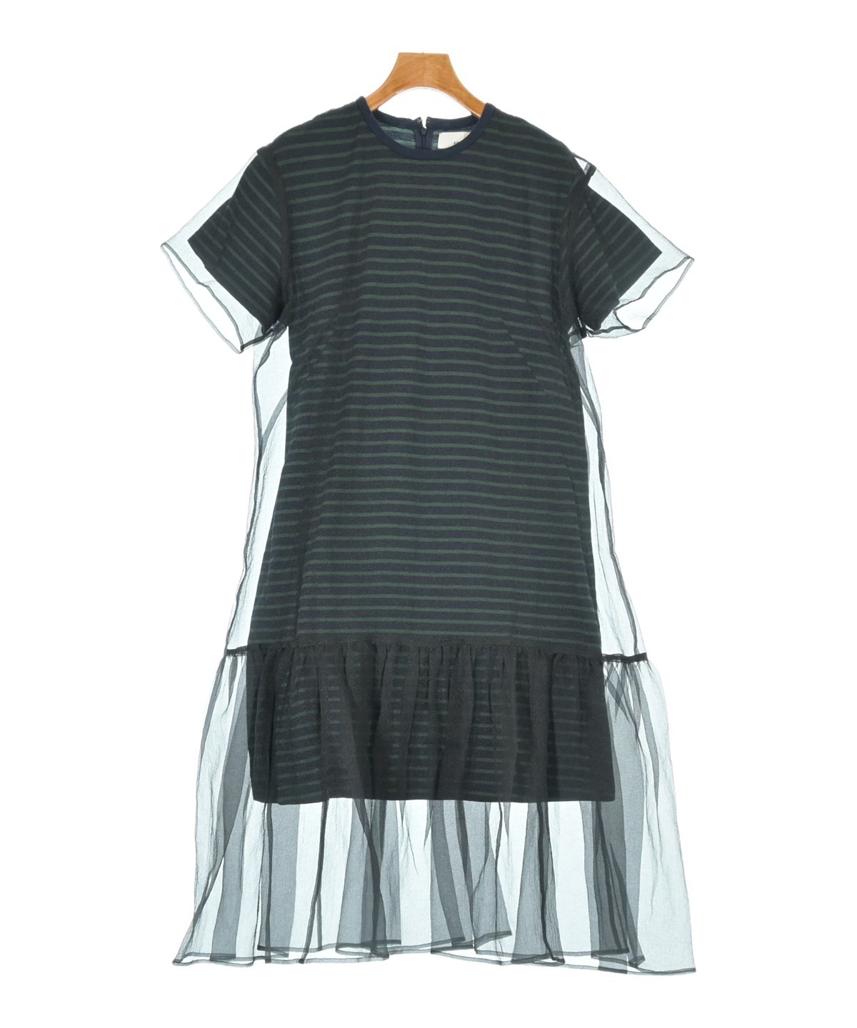 AKIRA NAKA（アキラナカ）ワンピース 紺 サイズ:2(M位) レディース  