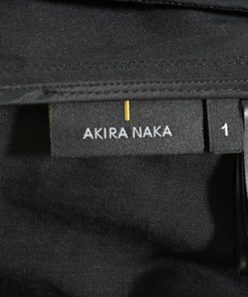 AKIRA NAKA（アキラナカ）シャツワンピース 黒 サイズ:1(S位) レディース/2200615685014