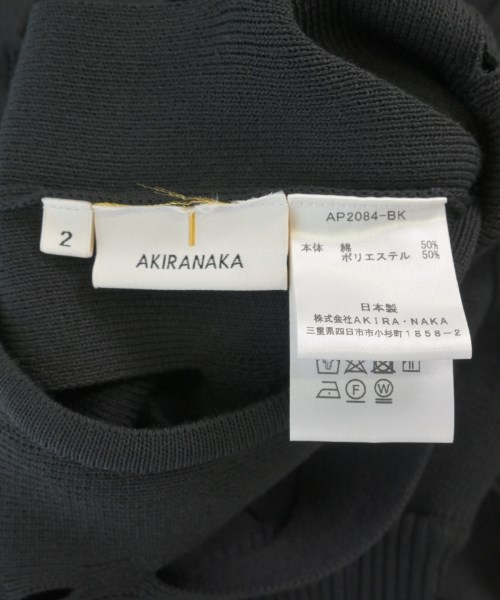 AKIRA NAKA（アキラナカ）ベスト/ノースリーブ 黒 サイズ:2(M位) レディース/2200612503090
