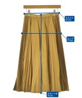 AKIRA NAKA（アキラナカ）ロング・マキシ丈スカート 黄 サイズ:38(M位) レディース/2200673220035