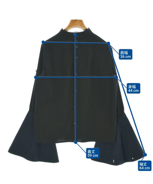 AKIRA NAKA（アキラナカ）ブラウス 黒 サイズ:38(M位) レディース/2200672154416