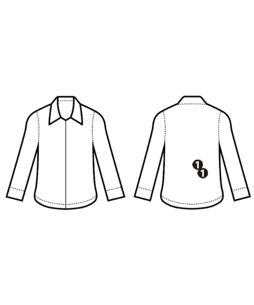 AKIRA NAKA（アキラナカ）カジュアルシャツ 白 サイズ:2(M位) レディース/2200675245517