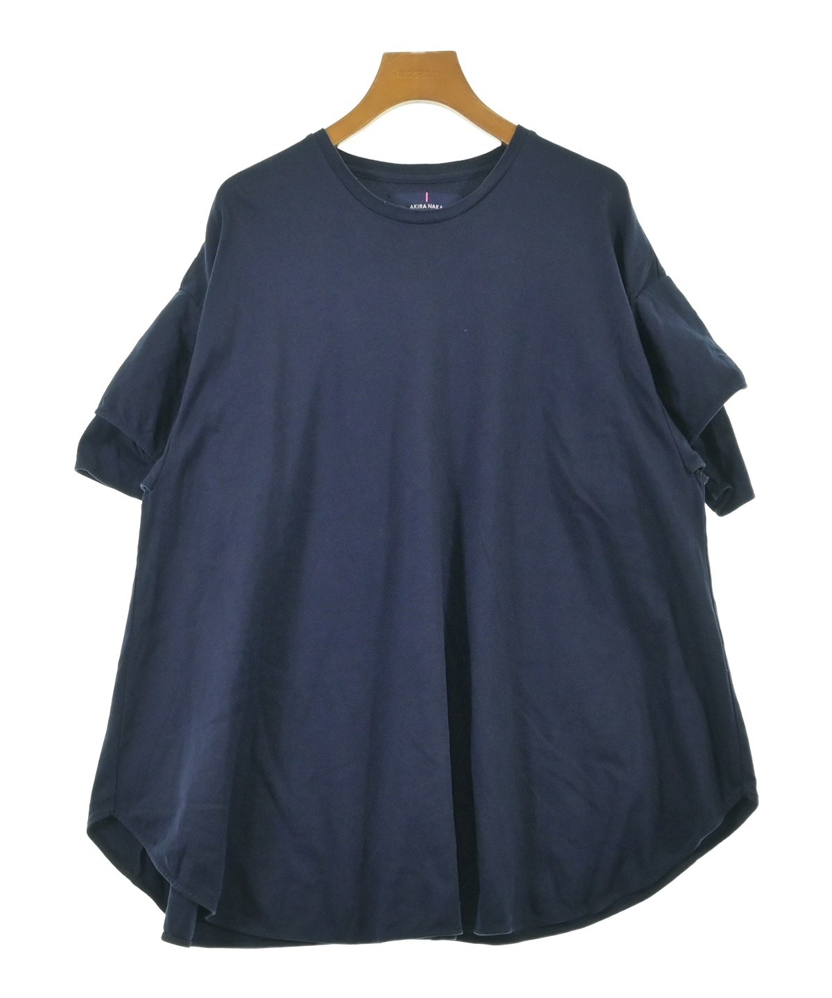 AKIRA NAKA アキラナカ ブラウス S 紺 【古着】【中古】【送料無料】 AKIRA NAKA（アキラナカ）Tシャツ・カットソー 紺 サイズ:1(S位