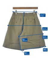 AKIRA NAKA（アキラナカ）ショートパンツ カーキ サイズ:-(M位) レディース/2200646928357