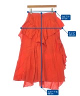 AKIRA NAKA（アキラナカ）ロング・マキシ丈スカート 赤 サイズ:2(M位) レディース/2200646928500