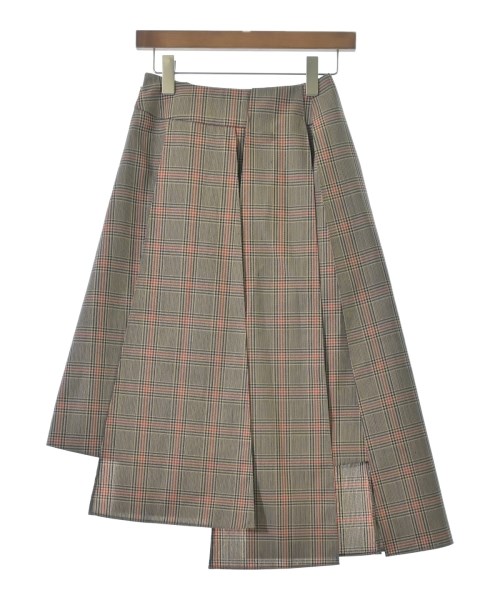 AKIRA NAKA(アキラナカ)ひざ丈スカート ベージュ サイズ:1(S位)/2200657410162